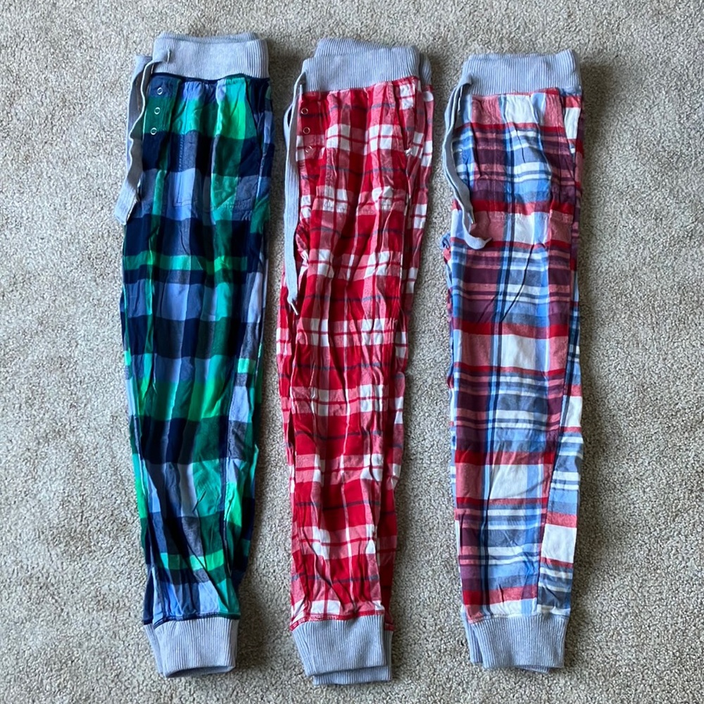 Aerie plaid pants bundle